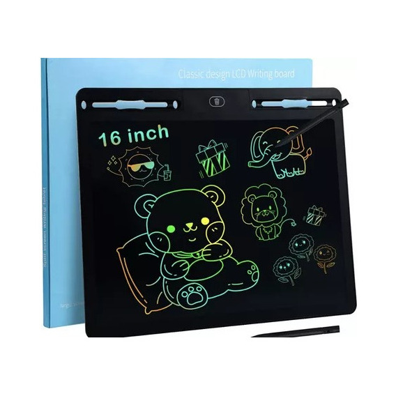 Pizarra Mágica Tablet Lcd 16' Escritura Color Digital Dibujo