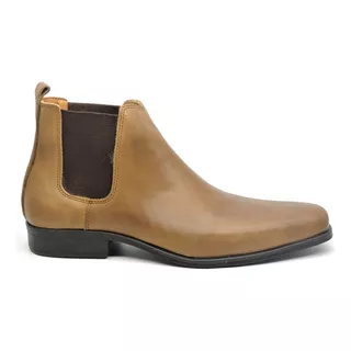 Bota Chelsea Elastico Cuero Vacuno  Goma Hombre 810 Daz  