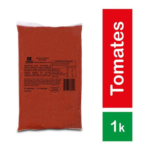 San Remo Salsa De Tomate Italiana 1kg
