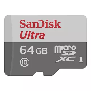 Cartao De Memoria Micro Sd Sandisk 64gb 100mbs
