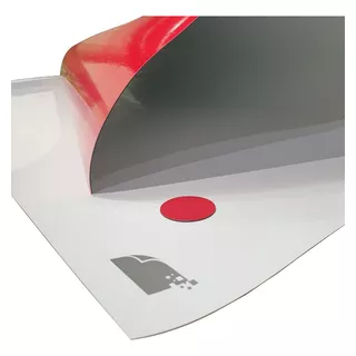 Pizarra Adhesiva Pzr Magnética Blanca Brillante 120 X 160 Cm