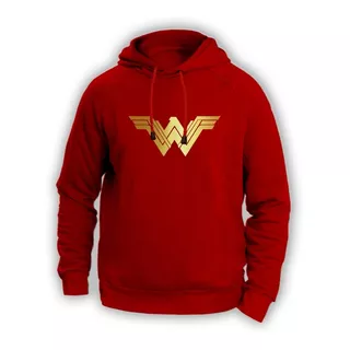 Sudadera Wonder Woman Logo 3 Dorado