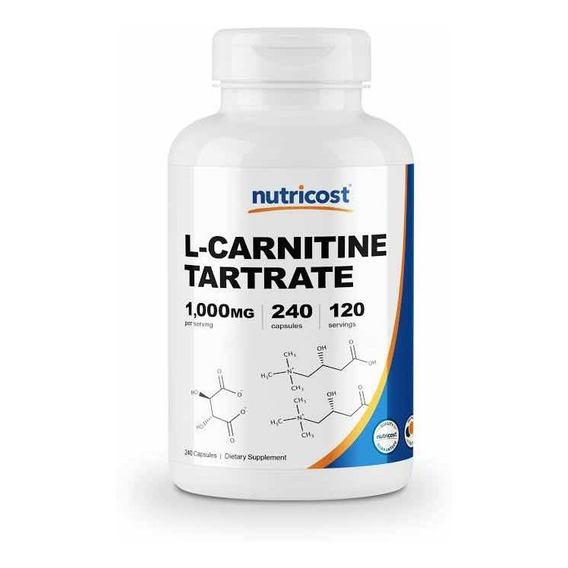 L Carnitine Carnitina 1000mg 240caps Americano