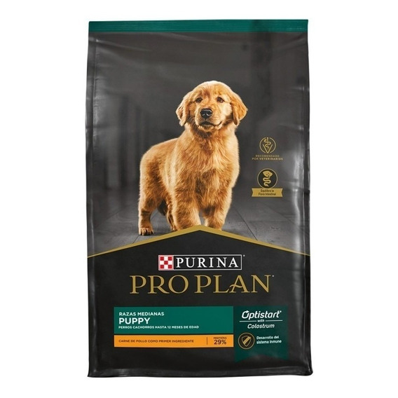 Alimento Pro Plan OptiStart Puppy para cachorro de raza  mediana sabor pollo en bolsa de 13kg