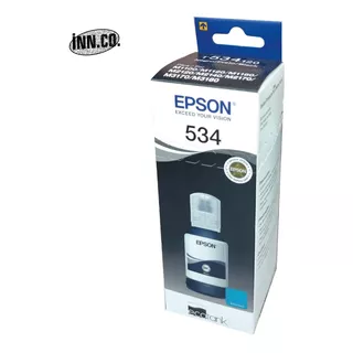 Tinta Epson T534 Negro Original 6000 Pag Ecotank M1180 120ml