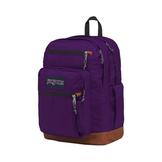 Mochila Jansport Escolar Casual Urbana Cool Student Color Violeta oscuro Diseño de la tela Liso