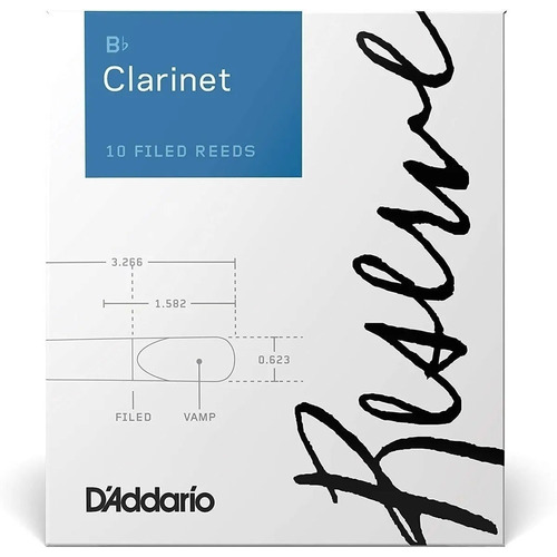 Cañas Daddario Reserve Clarinete Bb N3 X10 Dcr1030