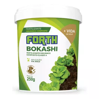 Kit 12 Bokashi Adubo Fertilizante Forth250g Cultivo Orgânico