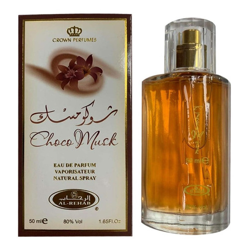 Choco Musk Arabian Perfume Spray - 50ml By Al Rehab By Crown