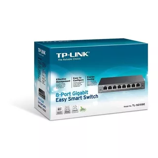 Tp-link Switch Easy Smart  De 8puertos Gigabit Escritorio