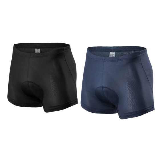 Pack De 2 Calzoncillos De Ciclismo Para Hombre 3d Acolchados