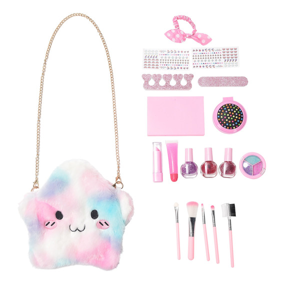 Kit De Maquillaje Niñas Kawaii Juguete Lavable No Toxico