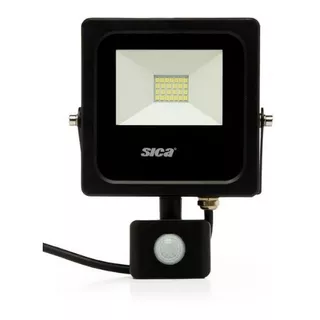 Proyector Reflector C/ Sensor Led Sica 30w 1900lm Luz Fría