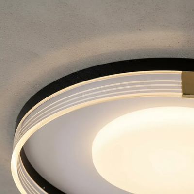Plafon Led Monaco Negro Diseño Moderno 42w Cct Lda82042-n Negro