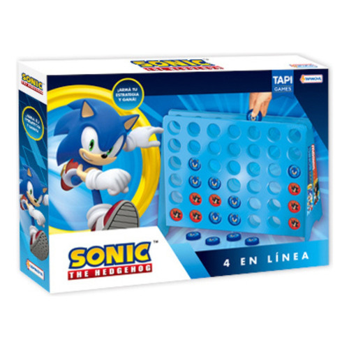 4 En Linea Juego De Mesa Sonic Sega