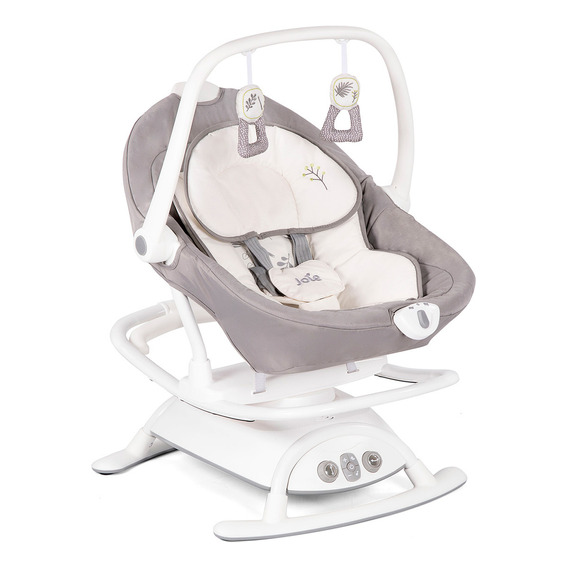 Columpio Mecedora Bebe Joie Sansa Cuna Bouncer Electrico Color Blanco