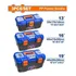 Set X 3 Cajas De Herramienta Plasticas Wadfow Wtb2103