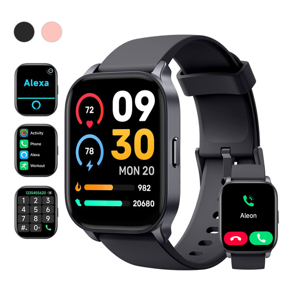 2.01'' Reloj Inteligente Smartwatch Bluetooth Llamada Alexa