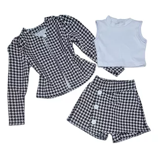 Conjunto Infantil Inverno Com Casaquinho Blogueirinha 