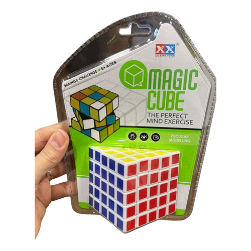 Cubo Magico Rubik 5x5x5 En Blister 5x5 Fondo Blanco