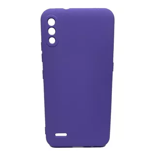 Capa Anti Impacto Aveludada Samcase Case Aveludadas C/ Protecao Para Camera Lilás C/ Proteção Para Compatível Com LG Compativel Com LG Compativel Com K22 / K22+ / K22 Plus Tela 6.2 Polegadas