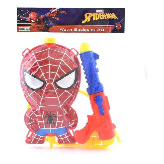 Spiderman Water Backpack 2d Ditoys 2319