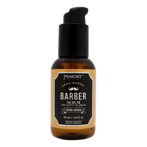 Primont Barber Serum De Barba Con Aceite Argan Barberia 20ml