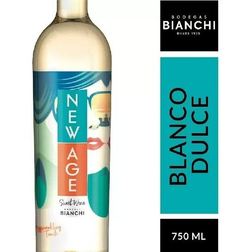 Vino Blanco Dulce New Age Bodega Bianchi 750 Ml