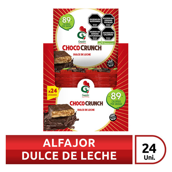 Oblea Chococrunch De Dulce De Leche X 24 Unidades