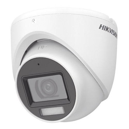 Domo Hikvision  Ds-2ce76d0t-Lmfs Turbohd 2 Mpx Luz Dual Micrófono Integrado Exterior