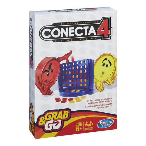 Jogo Connect 4 Grab And Go B1000 Hasbro