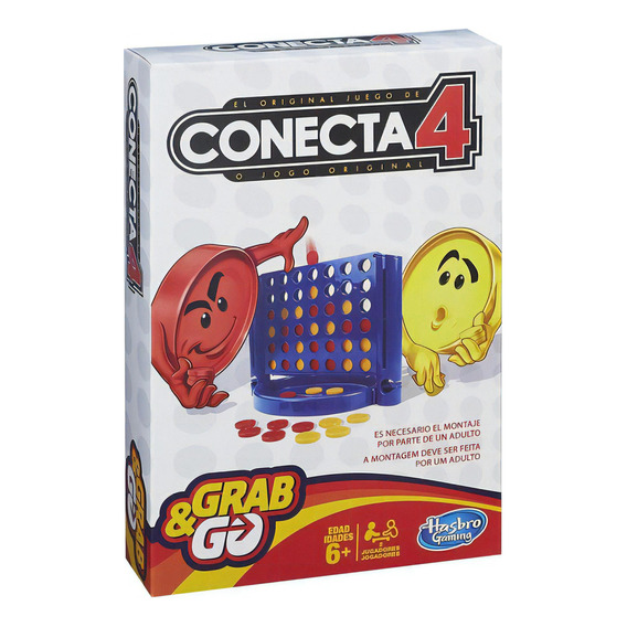 Jogo Connect 4 Grab And Go B1000 Hasbro