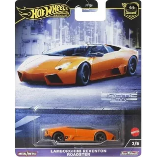 Lamborghini Reventón Roadster Exotic Envy 2/5 Hot Wheels Color Naranja