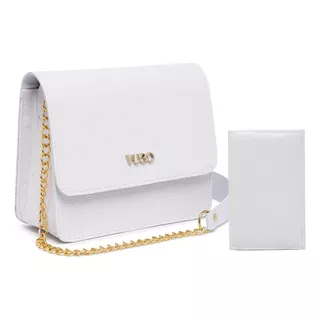 Bolsa Feminina Transversal Clutch Tiracolo Com Carteira Slim