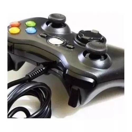 Controle Xbox Video Game Sem Fio Wireless Slim Joystick 360 - Padihey