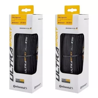 Par Pneu Continental Ultra Sport 3 700x25 Kevlar Preto Speed