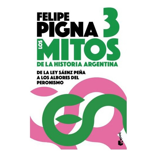 Mitos De La Historia Argentina 3, de PIGNA FELIPE. Editorial Booket, tapa blanda en español, 2019