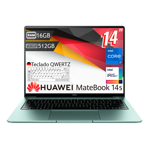 Laptop Huawei Matebook 14s Core I7-11va 512gb Ssd16gb Qwertz