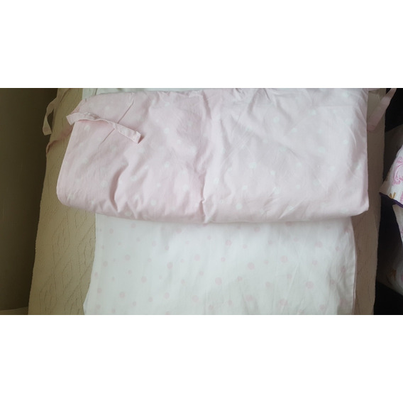 Chichonera Zara Home Impecable Rosa Y Blanco  1.72cm X44cm