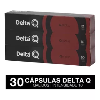Cápsulas De Café Delta Q Qalidus Intensidade 10 -30 Cápsulas
