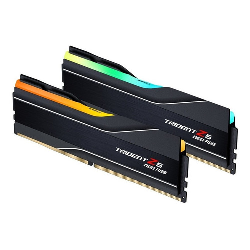 Memoria RAM Trident Z RGB (For AMD) gamer color negro  32GB (2x16GB) G.Skill F5-6000J3636F16GX2-TZ5NR