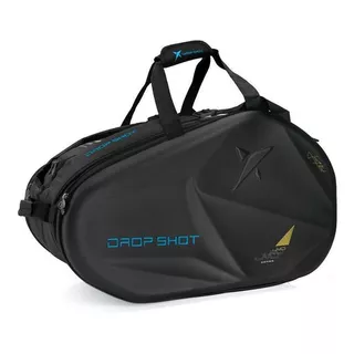 Raqueteira Drop Shot Koa Jmd 2.2 Beach E Padel Preta E Azul