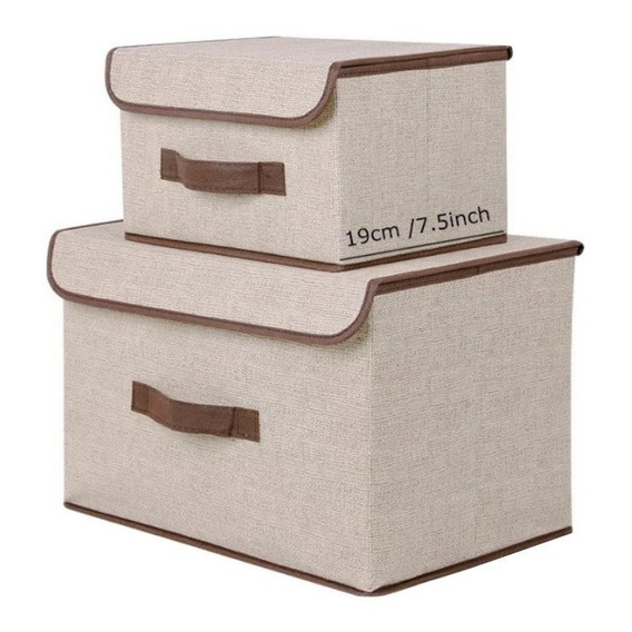 Organizador Caja Box Plegable Apilable X 2 Unidades