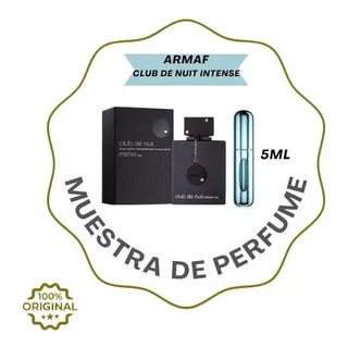 Muestra De Perfume O Decants Club De Nuit Intense 5ml