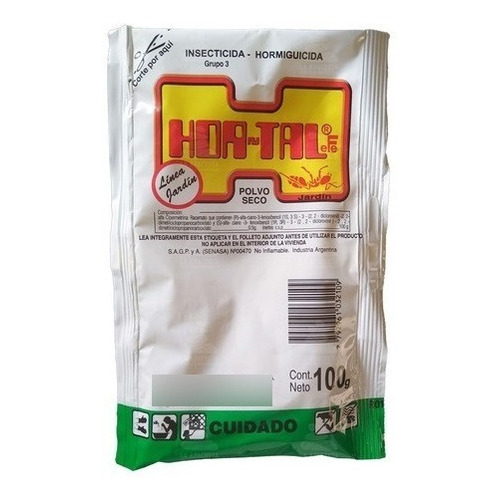 Hortal En Polvo Seco 100 Gr Veneno Hormiguicida