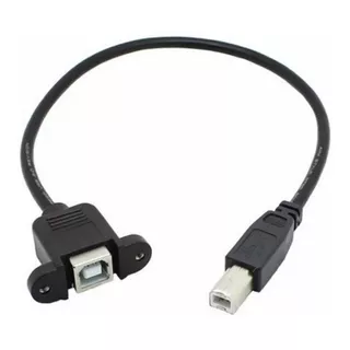 Cable Usb Montaje En Panel - B Macho A B Hembra