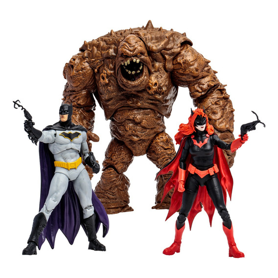 Sm Mcfarlane Clayface, Batwoman Y Batman(gold Label)