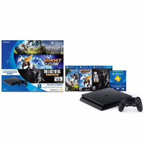 Ps4 Slim 500 Gb + 3 Juegos + 1 Joystick
