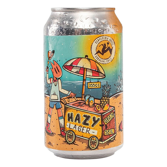 Pack 12x Cerveza Artesanal Kross Hazy Lager 355cc Lata