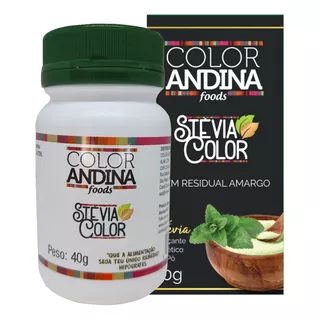 Adoçante Color Andina Natural 100% Stevia 40g Sem Amargor 